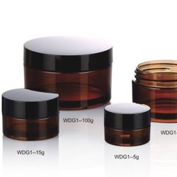 Leerer Kosmetikglas